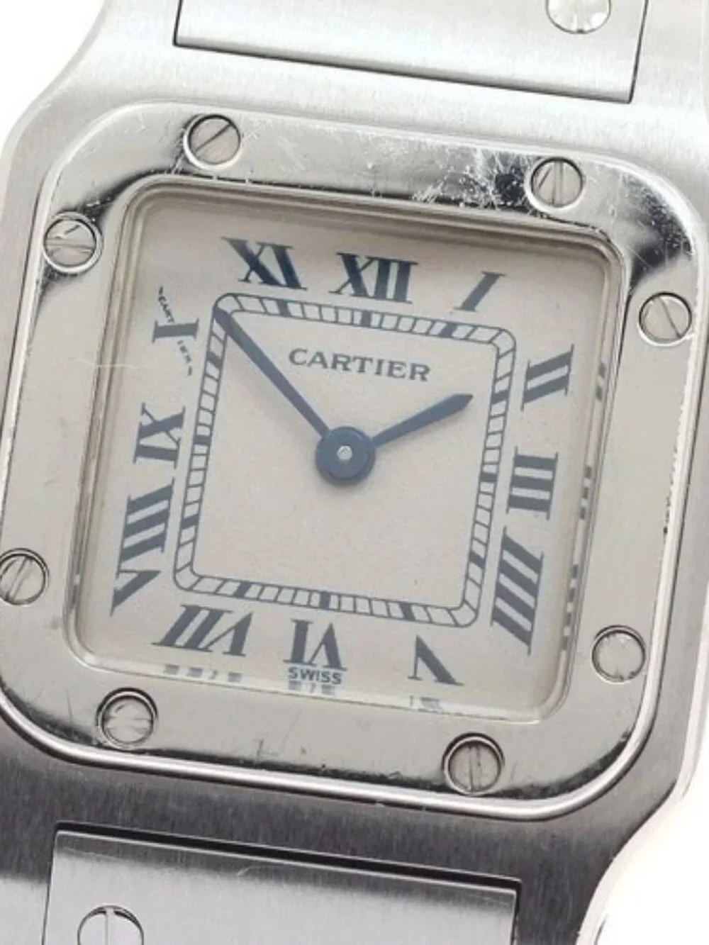CARTIER Santos GalbeeSM W20017D6 Beige Dial Quartz Ladies Watch_960603